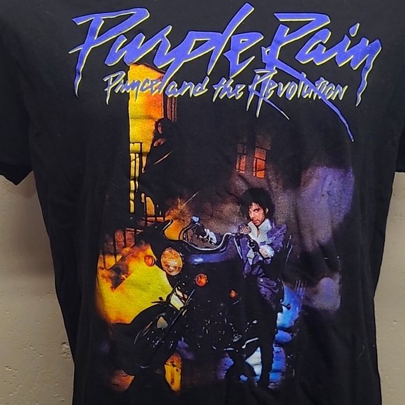 MEN'S PRINCE PURPLE RAIN T-SHIRT SIZE XL - Picture 2 of 4